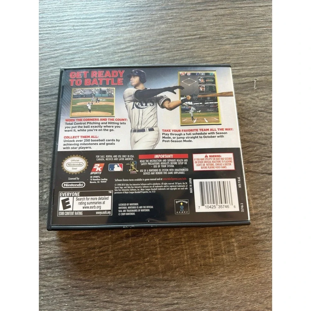 Major League Baseball 2K10 (Nintendo DS, 2010)